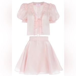 Selkie paper doll set in peach fuzz